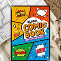 Libro para Colorear de Cómic y Crear Historias